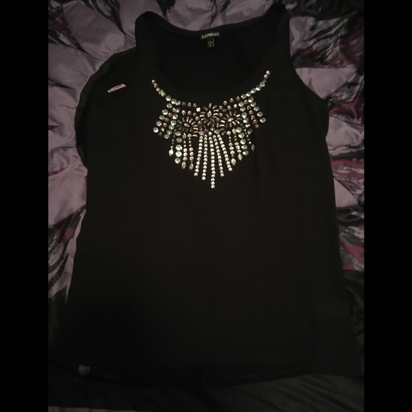 Express Tops - EUC Express black dress top.  M  No noted flaws